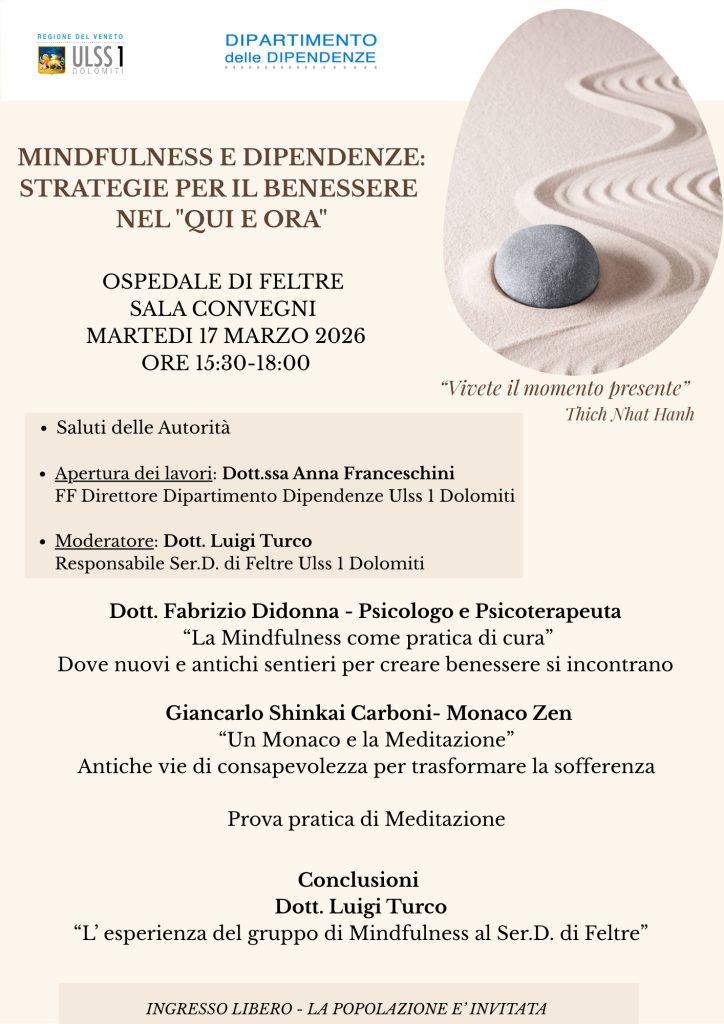Convegno Meditazione Dipendenze