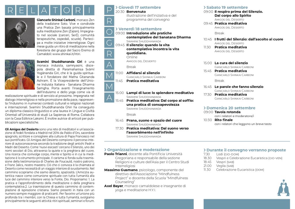 Convegno esperienziale sulla Meditazione